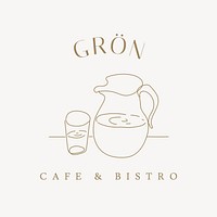 Cafe & Bistro logo template  