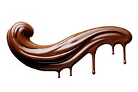 Chocolate sauce dripping confectionery furniture dessert.