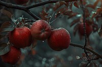 Apples tree produce fruit plant.