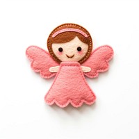 Felt stickers of a single angel confectionery accessories accessory.