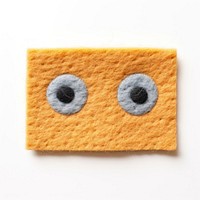 Felt stickers of a single eyes accessories accessory pattern.