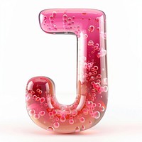 Letter J number symbol text.