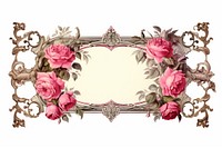Rose frame furniture graphics blossom.