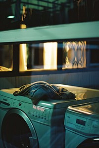Photo of laundry appliance device washer.