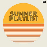 Summer playlist cover template