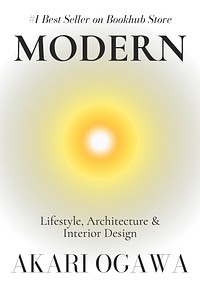 Modern design book cover template