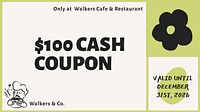 Food coupon template