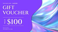 Gift voucher template