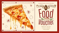 Food voucher template