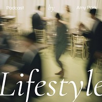 Lifestyle podcast instagram post template