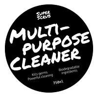 Multipurpose cleaner  label template