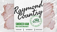 Smoked ham label template