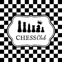 Chess club  logo template  design
