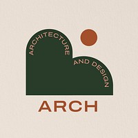 Architecture logo  business branding template design