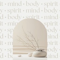 Mind body & spirit Facebook post template