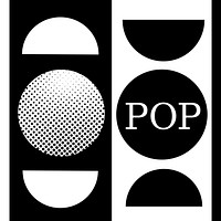 Pop playlist album cover template