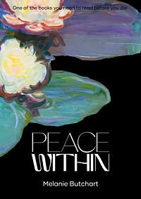 Peace within poster template