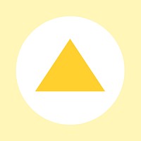 Yellow triangle IG story cover template illustration