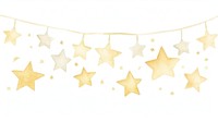 Stars as divider watercolor confetti symbol animal.