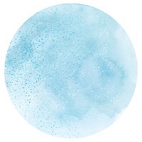 Clean light blue glitter turquoise foam disk.