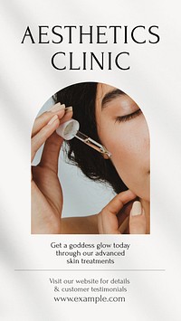 Beauty clinic Instagram story template
