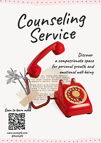 Counseling  poster template