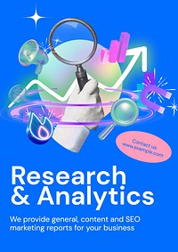 Research services   poster template and design