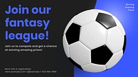 Join our league blog banner template