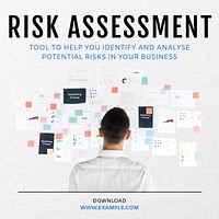 risk assessment Instagram post template