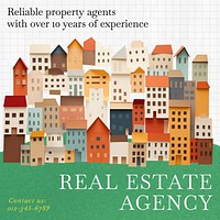 Real estate agency Instagram post template