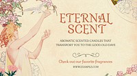 Scented candles blog banner template