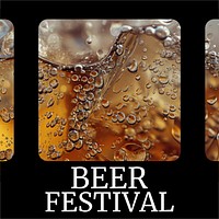 Beer Festival Instagram post template