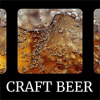 Craft beer Instagram post template