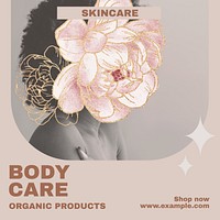 Body care Instagram post template