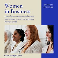 Women business empowerment  Instagram post template