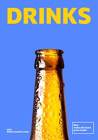 Beer  poster template