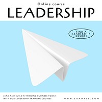 Leadership Instagram post template