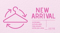 New arrival blog banner template