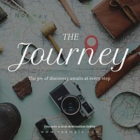 Journey Instagram post template design