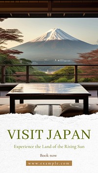 Visit Japan Facebook story template