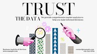 Trust the data blog banner template