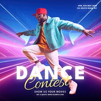 Dance contest Instagram post template