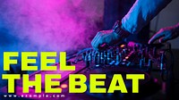 Music move blog banner template