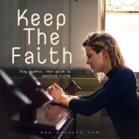 Faith Instagram post template