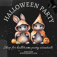 Halloween shop Instagram post template