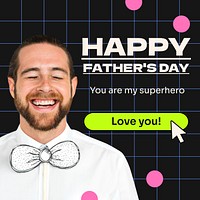 Father's day  Instagram post template