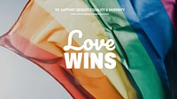 Love wins blog banner template