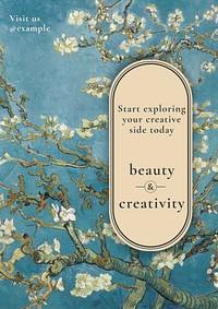 Beauty & creativity poster template & design