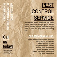 Pest control service Instagram post template