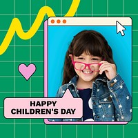 Happy children's day Instagram post template